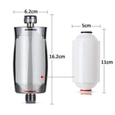 Cartus filtrant premium pentru duș, protejează pielea, elimină clorul, 15 trepte de filtrare