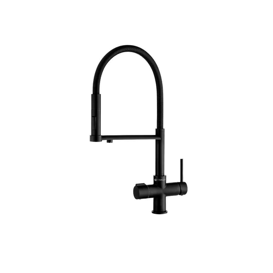 Baterie 3 Fluxuri Cap de Dus - Neagra
