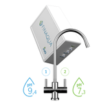 Sistem FINAQUA DUO - Ultrafiltrare - Apă alcalină Antioxidantă pH 9.4 / apă plată pH 7.3 (2 fluxuri) in 6 filtre