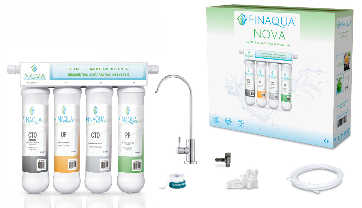 Finaqua NOVA – Sistem profesional de ultrafiltrare 0,01 microni cu tehnologie antibacteriana NANOSILVER