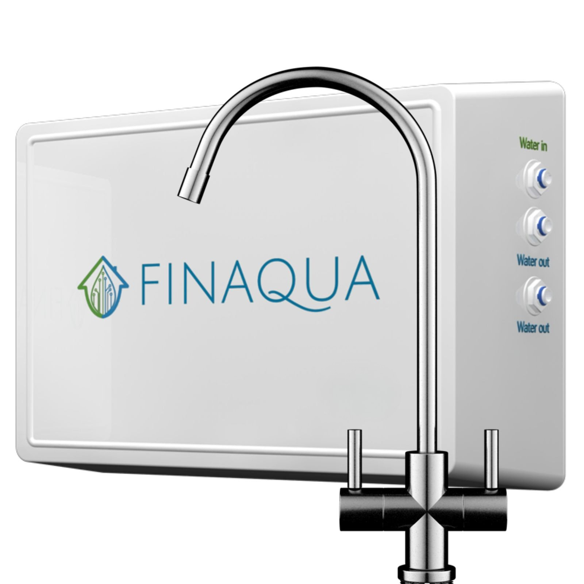 Sistem FINAQUA HRC Max - Ultrafiltrare - Apă alcalină Antioxidantă pH 9.4 / apă plată pH 7.3 (2 fluxuri)