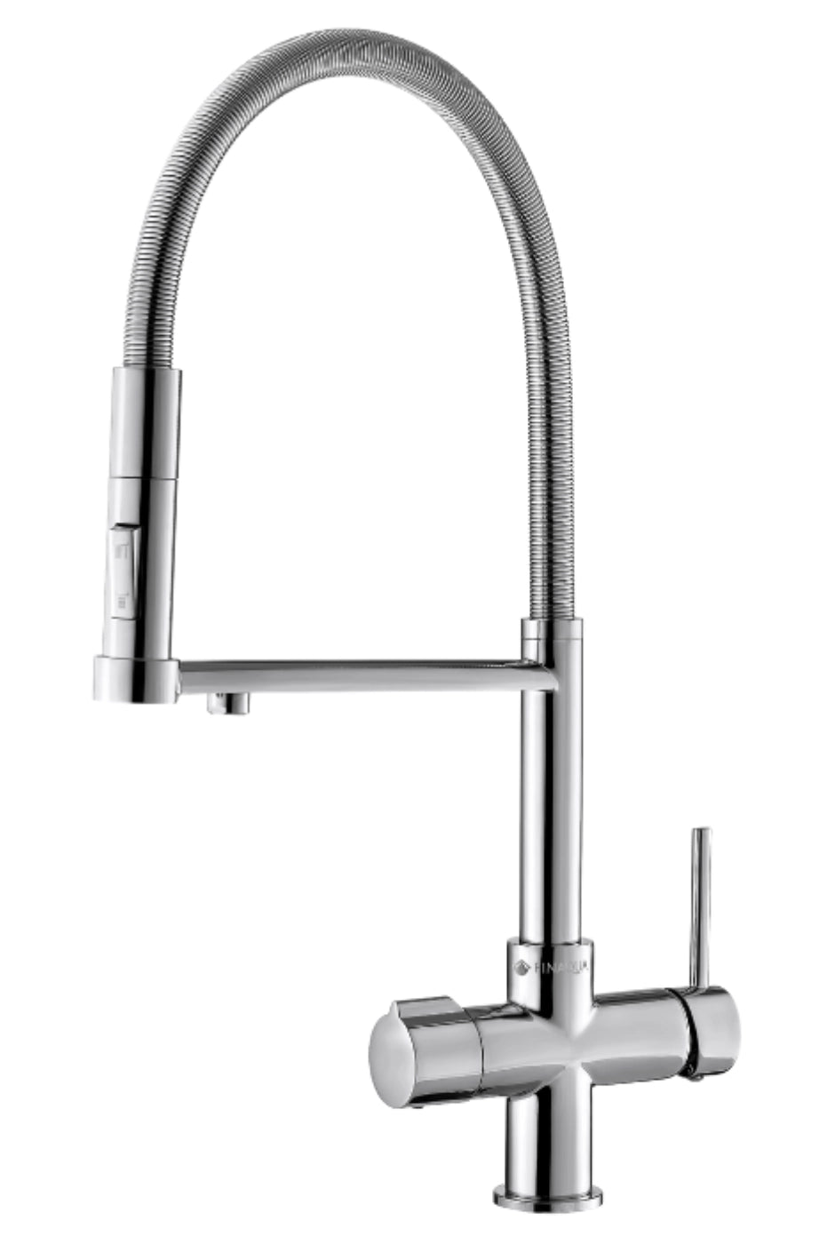 Baterie 3 Fluxuri Cap de Dus - Gri