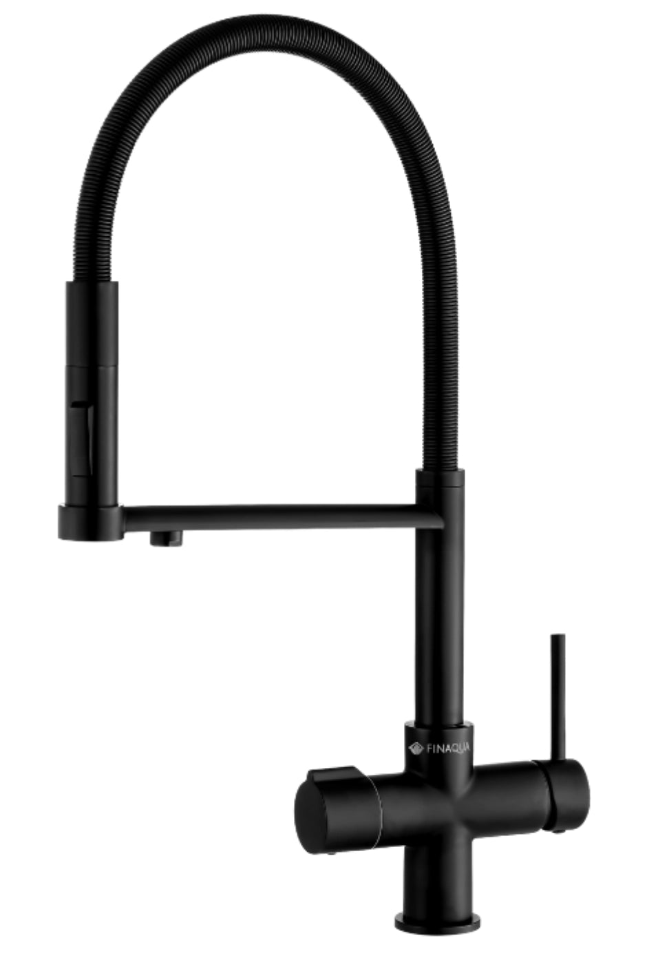 Baterie 3 Fluxuri Cap de Dus - Neagra