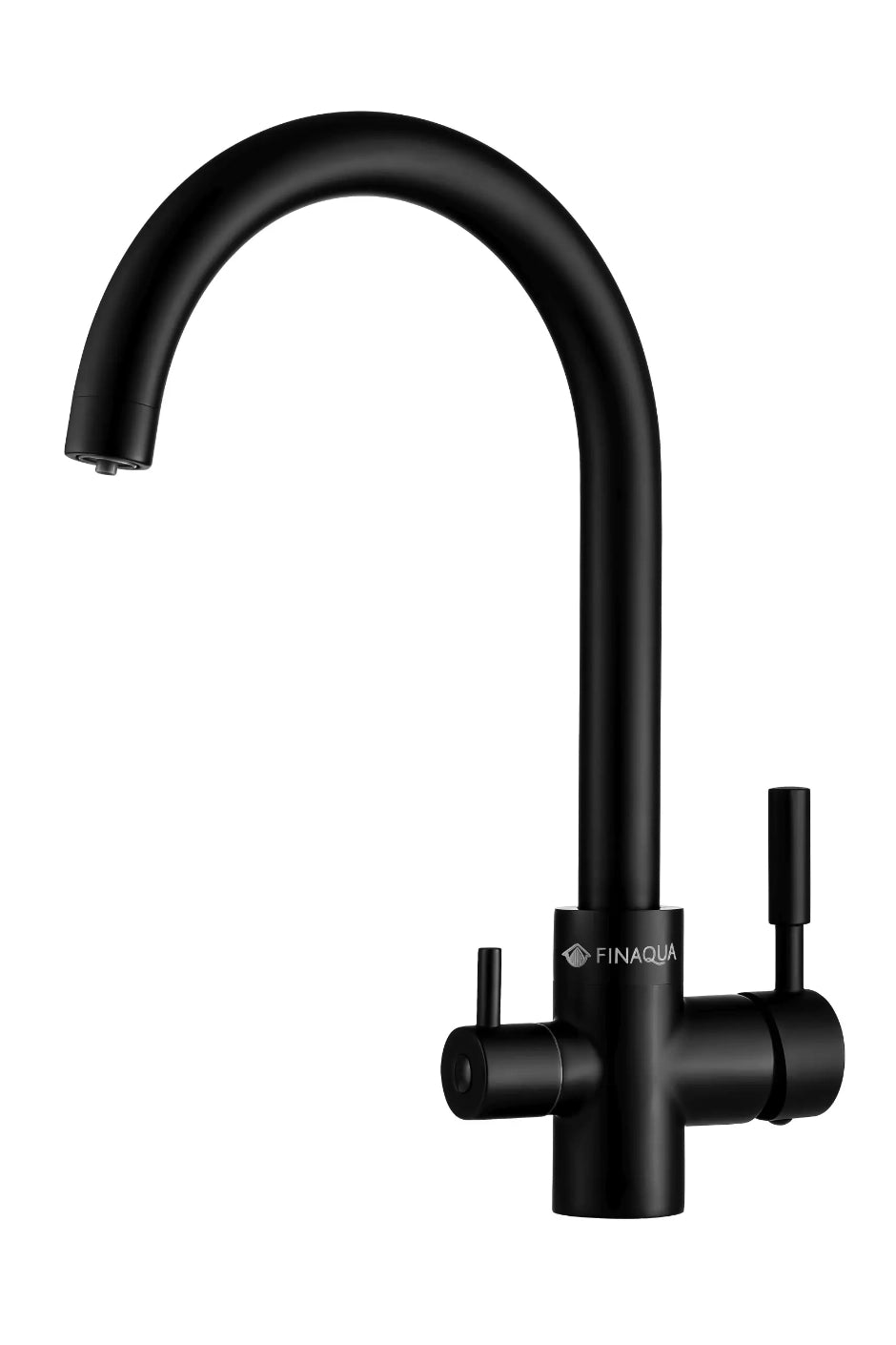 Baterie 3 Fluxuri Pipa rotunda - Neagra